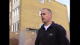 Vindsbrand i hyreshus