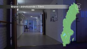 Brand i äldreboende i Tibro
