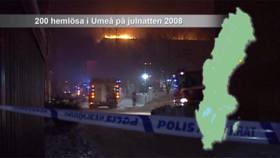 200 hemlösa i Umeå på julnatten