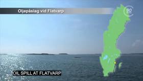 Oil spill at Flatvarp