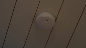 Smoke detector connected to safety alarm