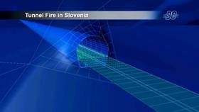 Tunnel fire in Slovenia
