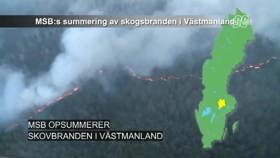MSB opsummerer skovbranden.
