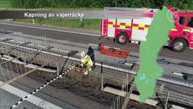 Vaijerikaiteen leikkaaminen