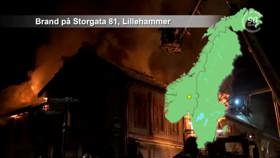 Brann i Storgata 81 Lillehammer