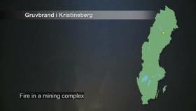 Fire in a mining complex