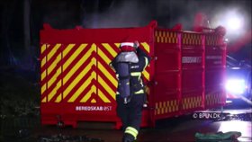 Brannslukkningscontainer for laddbare kjøretøy, Gladsaxe