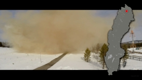 Omfattande brand Esrange, Kiruna