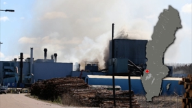 Large-scale industrial fire, Arvika