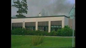 Släcka med skum i byggnad