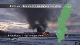 Explosion at a high voltage plant in Ludvika