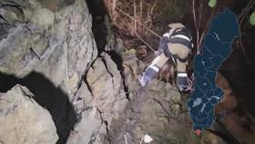 Höghöjdsräddning av hund