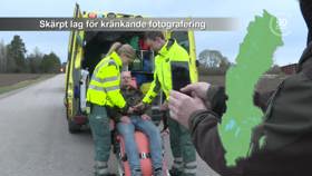 Skärpt lag kränkande fotografering