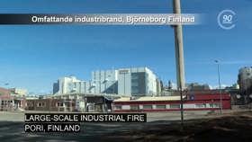 Large-scale industrial fire Pori, Finland