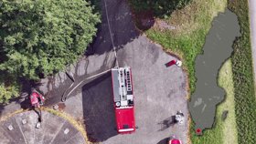 Forsøg med opsamling af slukningsvand, Revinge