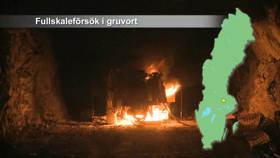 Fullskaleförsök i gruvort