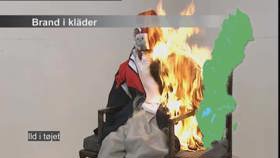 Ild i tøjet.