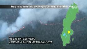 MSB:n yhteenvento Västmanlandin metsäpalo