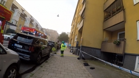 Räjähdys ja sen jälkeinen tulipalo Norrköping