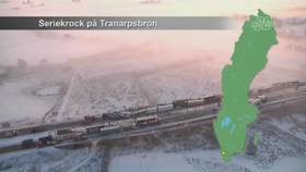 Kjedekollisjon på Tranarpsbroen