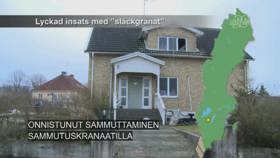 Onnistunut sammuttaminen sammutuskranaatilla