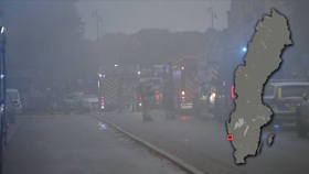 Explosion - fire Gothenburg