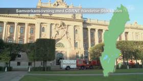 Samverkansövning med CBRNE händelse