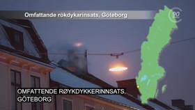 Omfattende røkdykkerinnsats, Göteborg