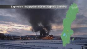 Eksplosjon i høyspenningsanlegg i Ludvika