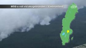 MSB:s roll vid skogsbranden