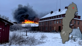 Brand lokstallar Gällivare