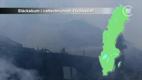 Släckskum i vattenbrunnar i Hudiksvall