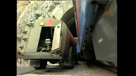 Övning i järnvägstunnel i Söderhamn