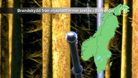 Brandbeskyttelse fra boreplatforme.