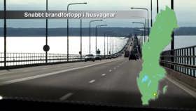 Snabbt brandförlopp i husvagnar