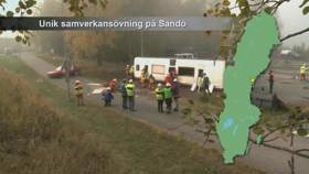 Unik samverkansövning på Sandö