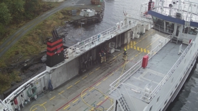 Fire On Hybrid-Drive Ferry