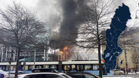 Brand på Oceana vattenpark, Göteborg