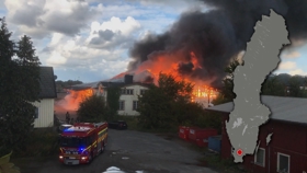 Magasinsbrand Hässleholm