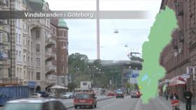 Vindsbrand i Göteborg
