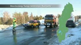 Tung räddning i Kungälv
