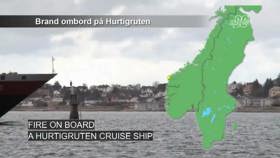 Fire on board a Hurtigruten cruise ship