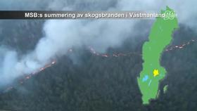 MSB:s summering av skogsbranden