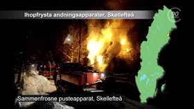 Sammenfrosne pusteapparat