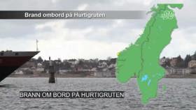 Brann om bord på Hurtigruten