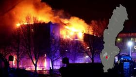 Usædvanlig hurtig brandudvikling.