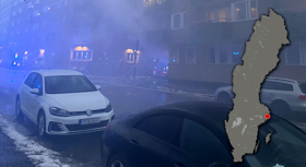 Large rescue operation in Vasastan