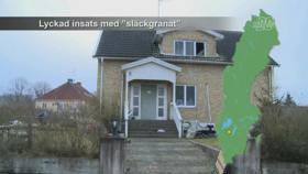 Lyckad insats med \släckgranat\