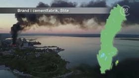 Cement factory fire, Slite