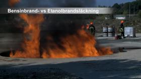 Bensinbrand- vs Etanolbrandsläckning